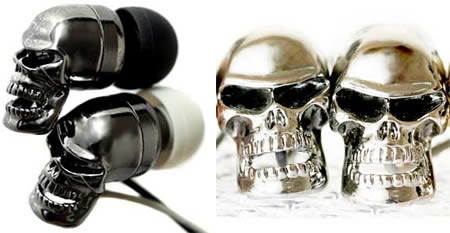 Tai nghe hình đầu lâu.