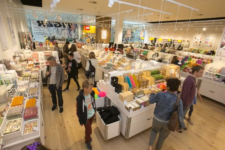 Một cửa hàng đồ dùng bên trong trung tâm Fishergate.