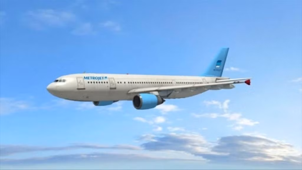 Ngoài 7 chiếc Airbus A321, hãng Metrojet còn khai thác thương mại hai chiếc Airbus A320.