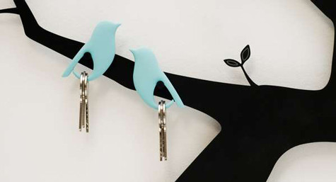 Móc chìa khó hình chim độc đáo.