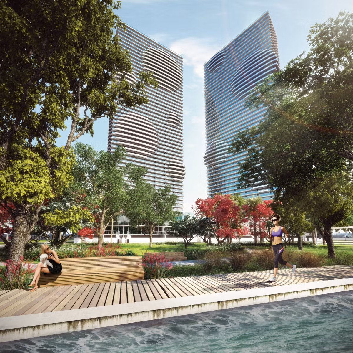 Hai tòa tháp GranParaiso và Paraiso Bay sẽ là những tòa chung cư xanh với hệ thực vật phong phú.