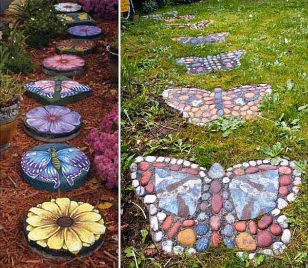 Những viên sỏi đá rất hữu ích trong việc trang trí khu vườn.