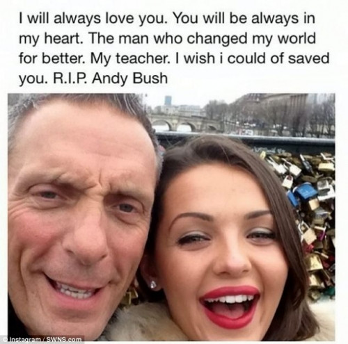 Việc bị người tình cũ đối xử lạnh lùng, cộng thêm việc người tình trẻ mới của ông Andrew Bush thường xuyên đăng hình ảnh hạnh phúc lên Instagram và các mạng xã hội được cho là đã khiến người đẹp tóc vàng Kukucova quẫn trí, dẫn đến việc sát hại người tình đại gia. Hình ảnh ông Andrew Bush mặn nồng bên tình mới khiến bạn gái cũ ghen tuông.