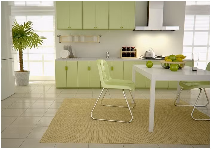 Màu xanh lá cây là màu sắc của sự tốt lành và có tác dụng khiến tâm trạng mới mẻ và dịu nhẹ. Nó tượng trưng cho thiên nhiên và mang đến an bình.