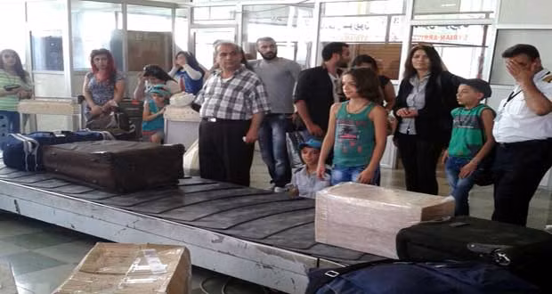 Khu chờ lấy hành lý của hành khách.