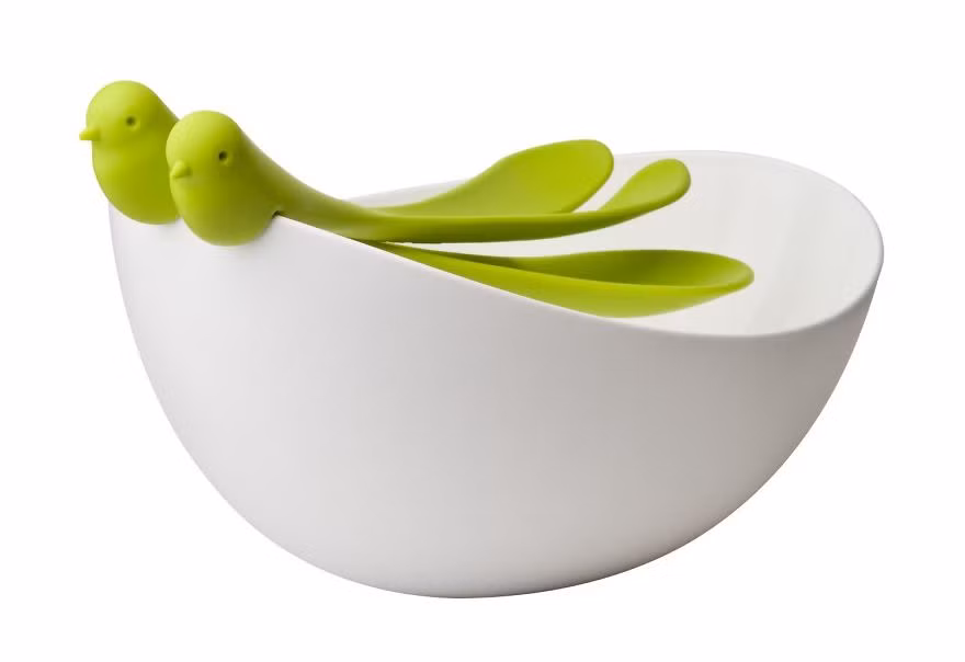 Những chiếc thìa hình chim thú vị tạo cảm hứng ăn uống.