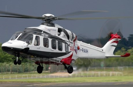 Trực thăng đa năng AW-189 có chiều dài 17,6m, cao 5,06m, trọng lượng có ích 8,3 tấn.