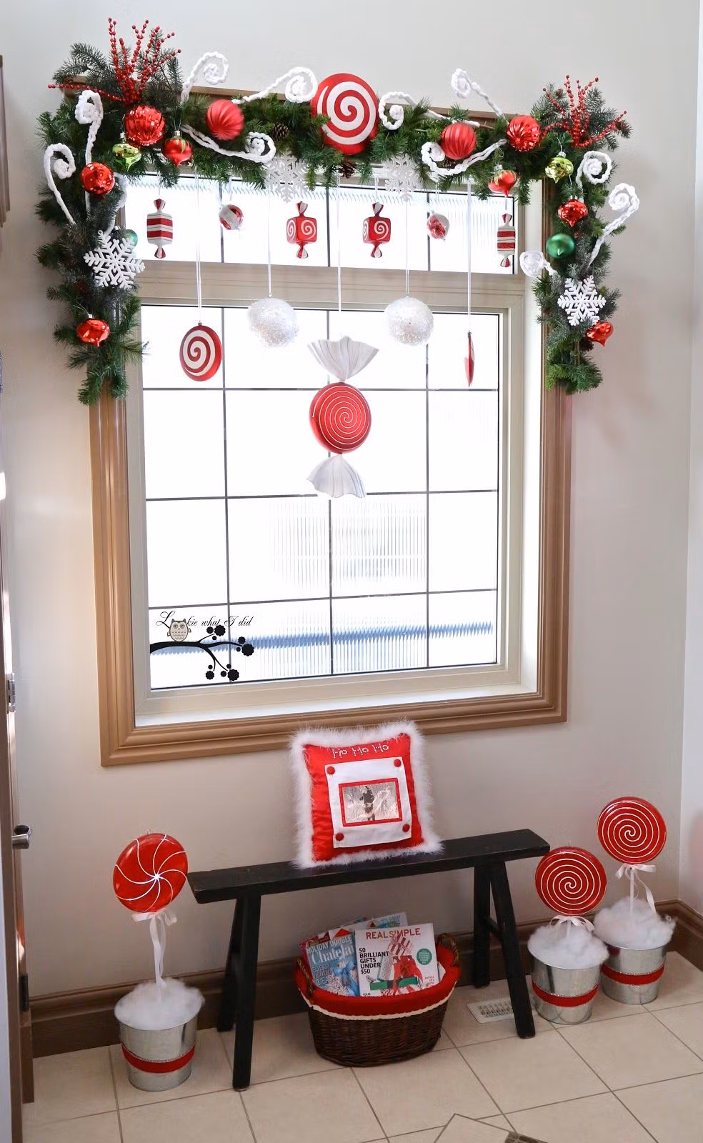 Một gợi ý trang trí nhà đón Noel. 