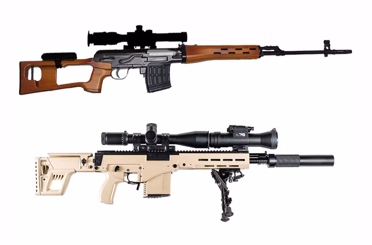 Tuy nhiên, chiến trường liên tục thay đổi, các phương pháp ngụy trang, và chiến thuật mới ngày càng phát triển, vì thế các loại súng bắn tỉa mới cần phải thay đổi để đáp ứng với nhu cầu của chiến tranh hiện đại. Súng bắn tỉa mới phải có độ chính xác hơn, tính bí mật hơn, và phải trang bị được những phụ kiện để phát huy tối đa hiệu suất của súng.