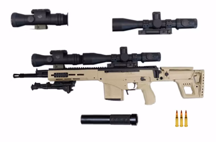 Súng có thiết kế loa chụp đầu nòng kiểu mới cho phép giảm độ giật cũng như giảm tia lửa ít hơn so với dòng súng trước đây. Ngoài ra súng cũng có thể gắn một ống giảm thanh để triệt tiêu tiếng nổ, đảm bảo yếu tố bí mật an toàn khi cần thiết.