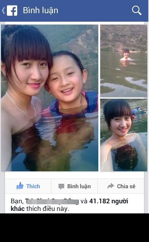 Loạt ảnh có sức lan tỏa rộng rãi và với thói quen đặt biệt danh cho những nhân vật gây sốt mạng, giới trẻ, dân mạng đã ngay lập tức gọi cô gái trong loạt ảnh này là "hot girl dân tộc" hay "hot girl tắm suối".