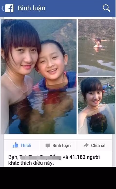 Loạt ảnh có sức lan tỏa rộng rãi và với thói quen đặt biệt danh cho những nhân vật gây sốt mạng, giới trẻ, dân mạng đã ngay lập tức gọi cô gái trong loạt ảnh này là "hot girl dân tộc" hay "hot girl tắm suối".