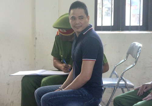 Đối tượng Nguyễn Trọng Phương tại tòa.