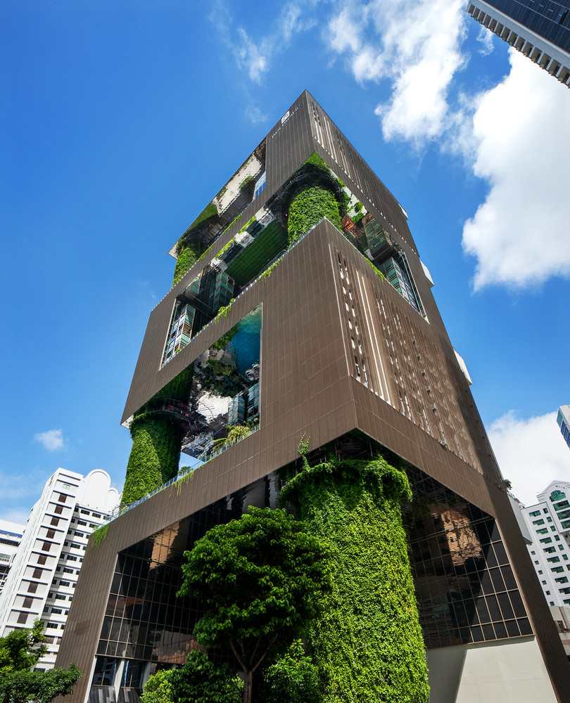 Pan Pacific Orchard đại diện cho chủ nghĩa đô thị thẳng đứng có trách nhiệm tốt nhất hiện nay”, Javier Quintana de Uña, Tổng giám đốc điều hành của CTBUH, cho biết trong một tuyên bố - Ảnh: Darren Soh/Archdaily