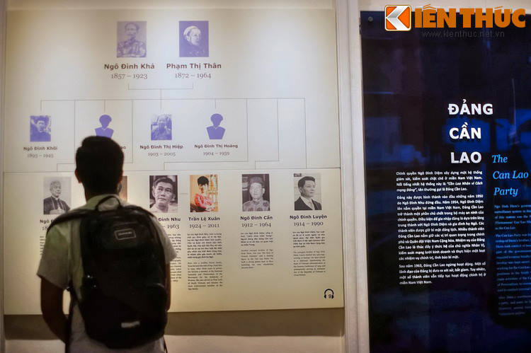 Điểm mới lạ của trưng bày “Từ Dinh Norodom đến Dinh Độc Lập 1868-1966" là việc áp dụng công nghệ trình chiếu và nghệ thuật thiết kế hình ảnh sinh động, có tính tương tác cao với khách tham quan.