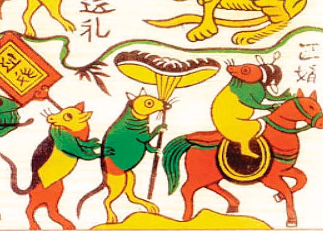 Như vậy, chuột vốn là đại diện cho tầng lớp thấp trong xã hội, nhưng vẫn có thể vươn lên giành vị trí cao, nếu có trí tuệ và nỗ lực trên con đường khoa cử. Đó là câu chuyện thực tế của nhiều danh nhân Việt xuất thân từ gia cảnh nghèo khó.