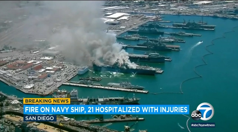 Tàu này đã được biên chế cho căn cứ hải quân San Diego vào năm 2018, sau 6 năm đồn trú tại Nhật Bản.