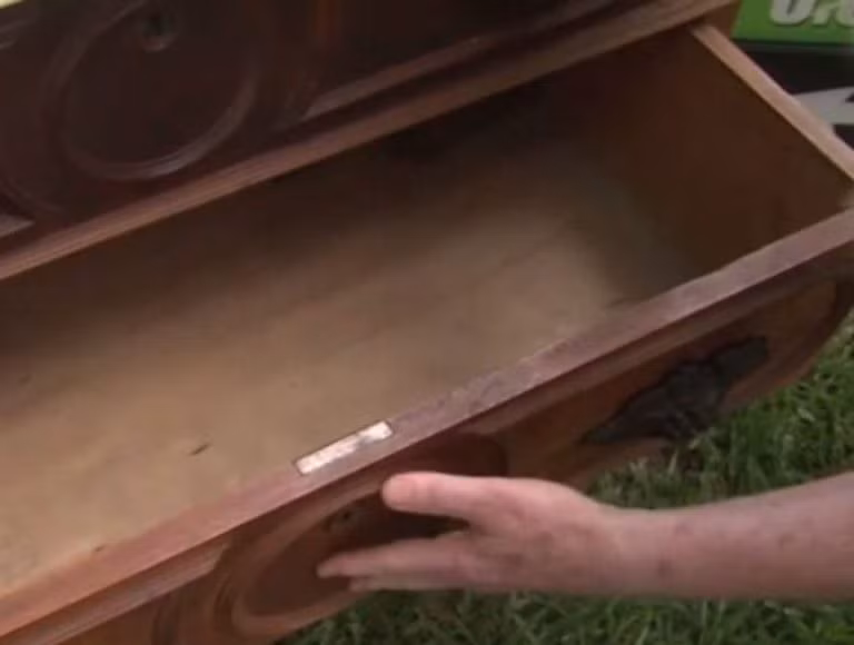 Jeff Allen, một nhân viên của nhóm bán hàng cho biết, ông Emil đã nhờ anh chở chiếc tủ về nhà mình. Trên đường di chuyển, chiếc tủ phát ra những âm thanh lộn xộn. (Nguồn Boredomtherapy)