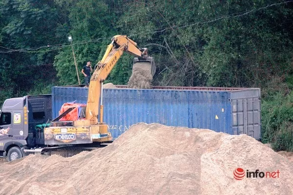 Xe cat noc container cho cat dap ngon 'lam mua lam gio', CSGT bo tay-Hinh-3