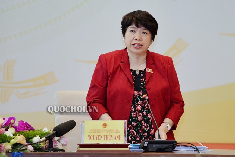  Bà Nguyễn Thúy Anh sinh năm 1963, quê quán: Phú Thọ bà giữ chức vụ: Ủy viên Ban Chấp hành Trung ương Đảng, Ủy viên Đảng đoàn Quốc hội, Ủy viên Ủy ban Thường vụ Quốc hội, Chủ nhiệm Ủy ban Về các vấn đề xã hội của Quốc hội. 