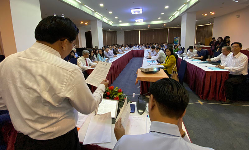 Hang tram dai bieu du Hoi thao 