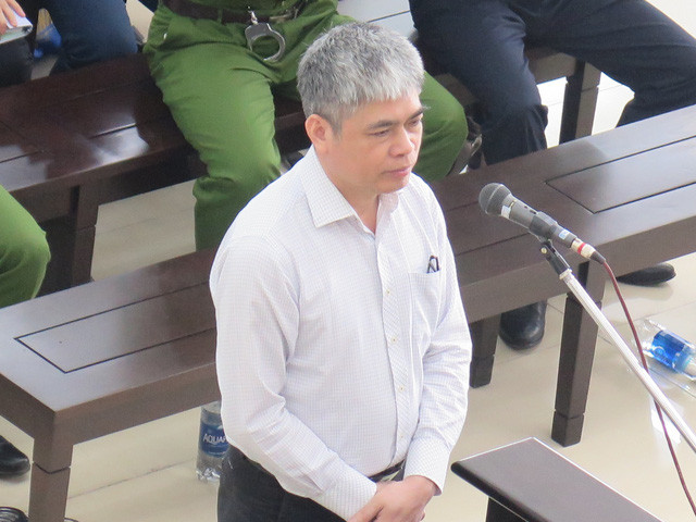 Nguyễn Xuân Sơn tại tòa phúc thẩm. Nguồn ảnh: Tuổi Trẻ