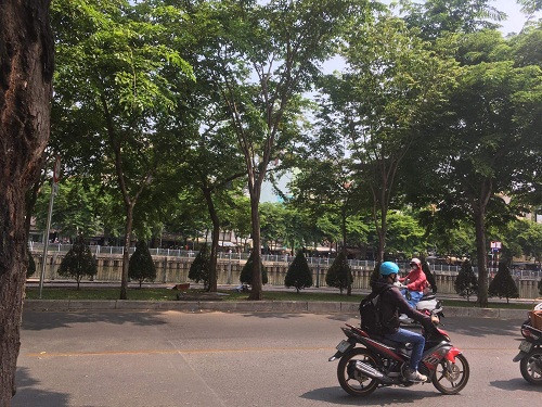 Đoạn đường nơi xảy ra vụ án mạng kinh hoàng.