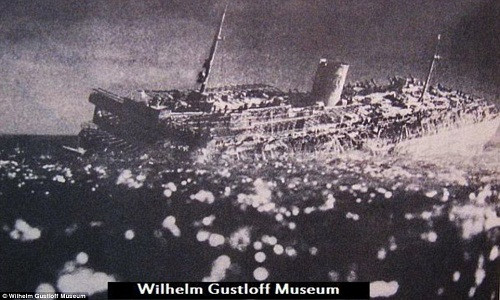 Tàu Wilhelm Gustloff khởi hành từ Gdynia và có khả năng chở khoảng 1.000 người.