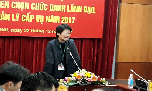 Với số điểm cao nhất, bà Phạm Thu Hằng, chuyên viên cao cấp của Vụ Hợp tác quốc tế đã trở thành Phó vụ trưởng