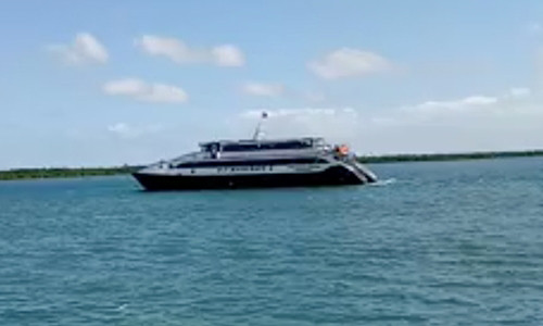 Phà Mercraft 3 bị chìm ngoài khơi phía đông thủ đô Manila với ít nhất 4 người thiệt mạng. Ảnh: Rappler.