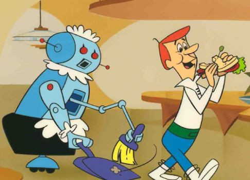 "Gia đình nhà Jetsons" cũng đưa ra tiên đoán chính xác về robot giúp việc. Trong bộ phim hoạt hình này, robot Rosie gây chú ý khi giúp chủ nhân làm việc nhà, rửa bát, nấu cơm, thậm chí là trò chuyện với con người.