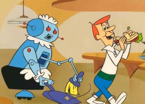 "Gia đình nhà Jetsons" cũng đưa ra tiên đoán chính xác về robot giúp việc. Trong bộ phim hoạt hình này, robot Rosie gây chú ý khi giúp chủ nhân làm việc nhà, rửa bát, nấu cơm, thậm chí là trò chuyện với con người.