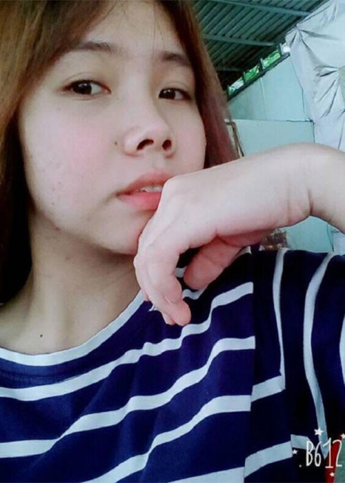 Khuôn mặt xinh xắn của thiếu nữ 18 tuổi khi chưa gặp nạn.