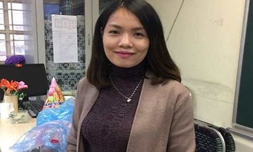 Chị Nguyễn Thúy Nga, nữ khách hàng mất thẻ ATM và bị rút tiền sau đó