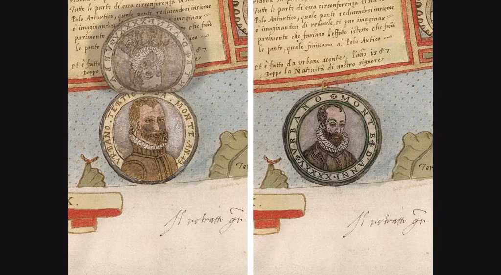 Urbano Monte - người tạo ra tấm bản đồ đặc biệt trên xuất thân trong một gia đình giàu có ở Milan. Giống như nhiều học giả quý tộc cùng thời, ông dành sự quan tâm lớn đến lĩnh vực địa lý.
