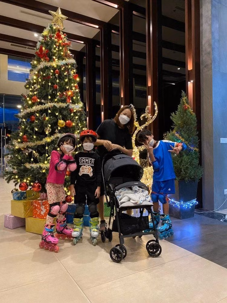 Thành công trong công việc kinh doanh, Á hậu Diễm Châu có đủ kinh tế để nuôi các con ăn học với điều kiện tốt nhất mà không phải trông chờ vào ai.