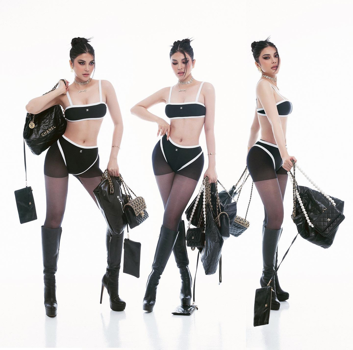 Không chỉ có cuộc sống xa hoa, Lily Chen còn sở hữu style ăn mặc sexy và body nóng bỏng.