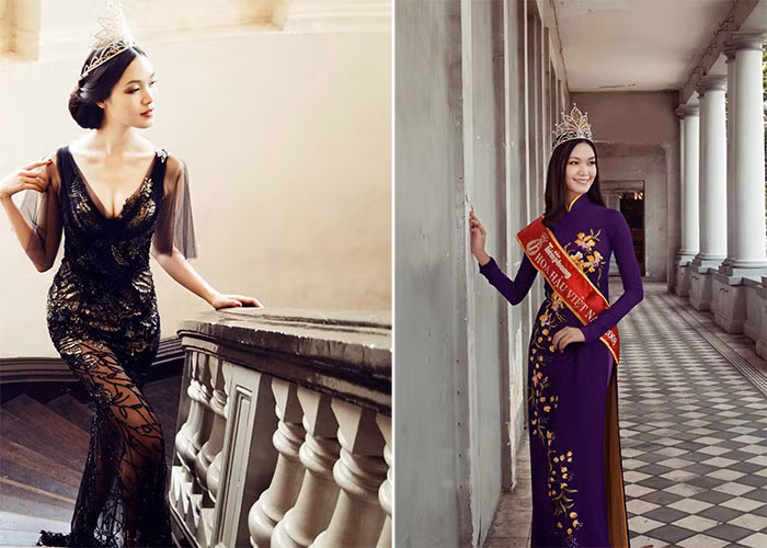 Thùy Dung đạt danh hiệu Hoa hậu Việt Nam 2008 khi mới 18 tuổi. Cô cao 1m81, số đo ba vòng 86 - 61,5 - 91 cm.