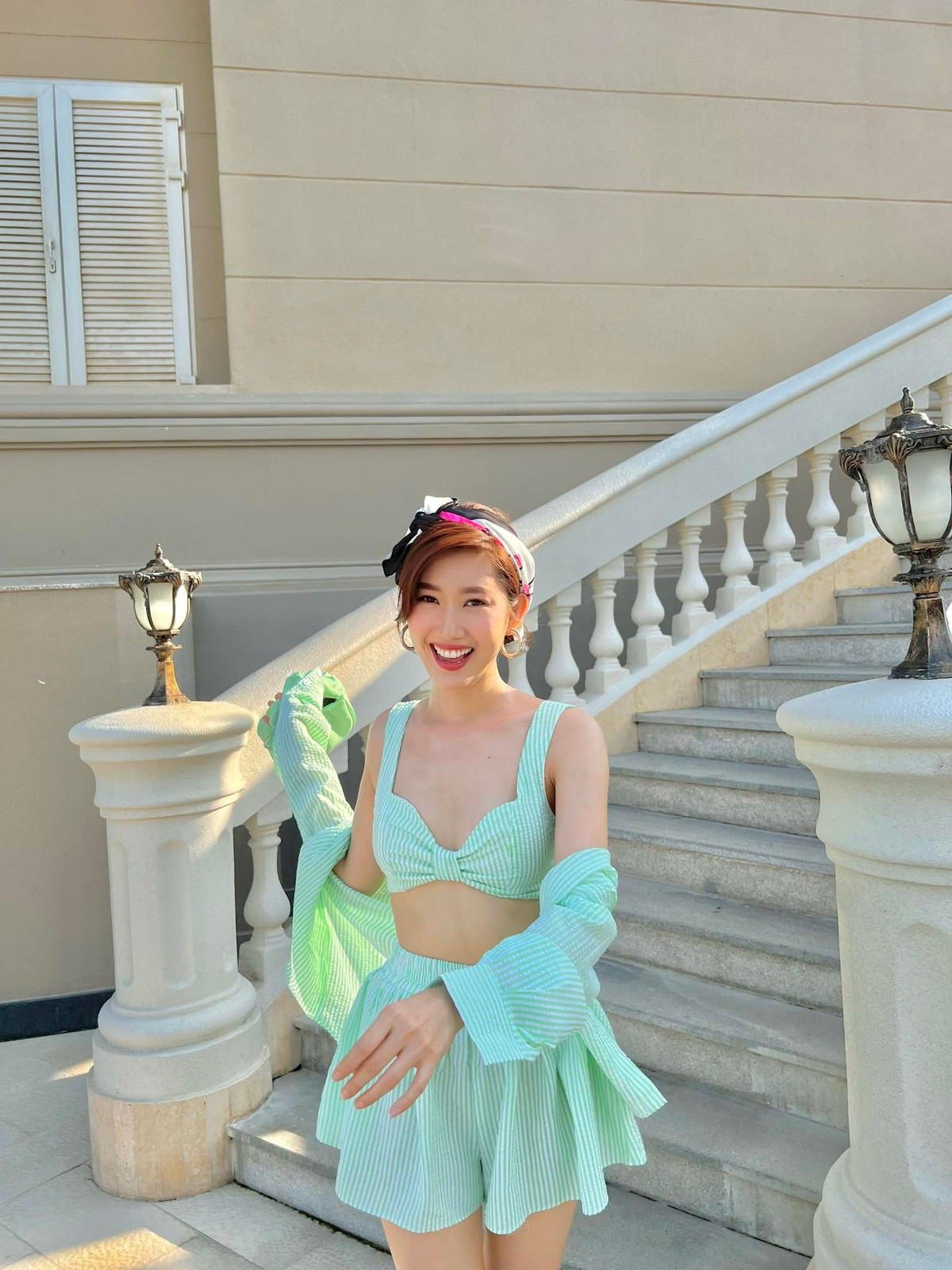 Tuy phong độ có trồi sụt nhưng Thúy Ngân luôn tự tin với bản thân.