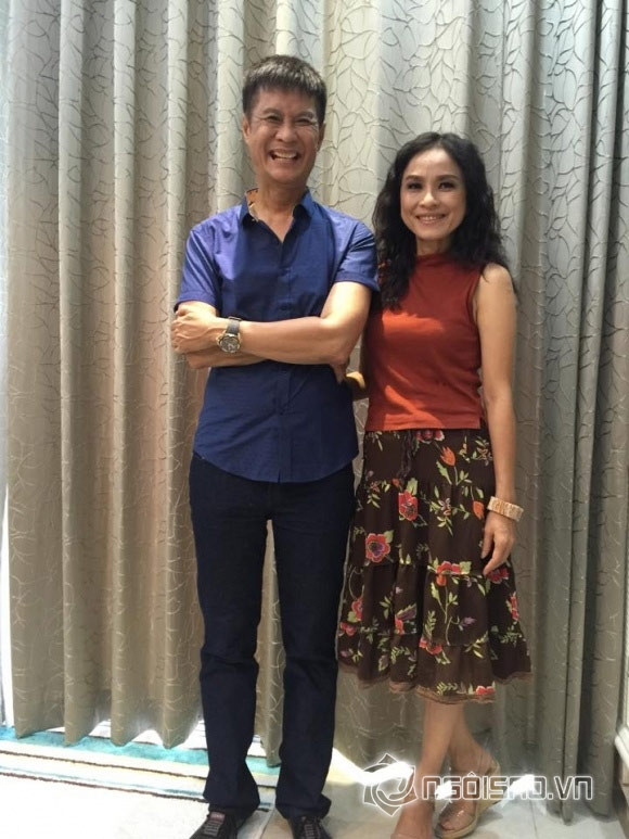 Ở tuổi U60, nhan sắc đã không còn như xưa, chỉ có nụ cười tươi và sự giản dị của Ngọc Hiệp thì vẫn còn mãi với thời gian. (Ảnh: Ngoisao.vn)