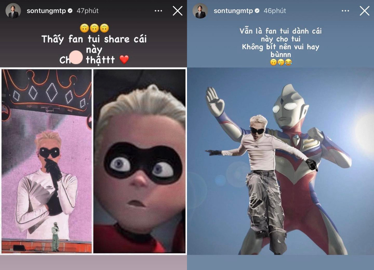 Dù vậy, Sơn Tùng tỏ ra khá thích thú khi được fan chế ảnh hài hước.