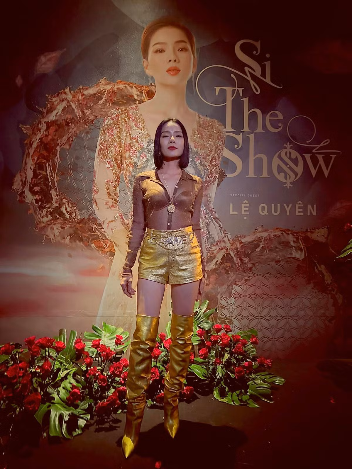 Lên đồ đi diễn dịp cuối tuần, nữ ca sĩ thích thú chia sẻ: "Ái chà chà... xem tối qua lên sân khấu nàng thay đổi phong cách thế nào cho phù hợp với không khí trẻ trung nhé!".