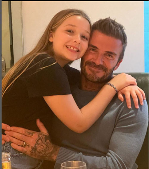 Cô bé rất thân thiết với bố và thường xuyên cùng bố đi dự sự kiện, đi chơi. (Ảnh: Instagram)