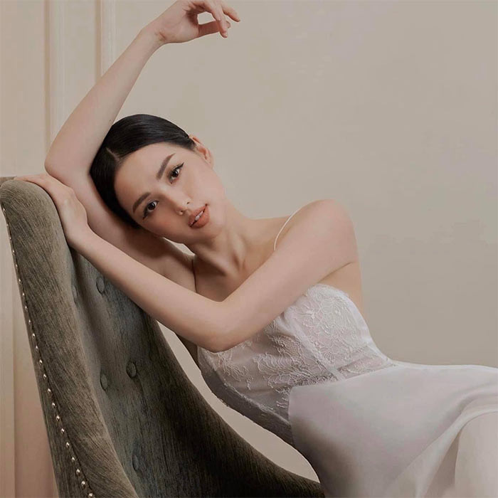 Được chồng cưng chiều, cuộc sống viên mãn, nên nhan sắc của cựu hot girl Tâm Tít ngày càng thăng hạng.