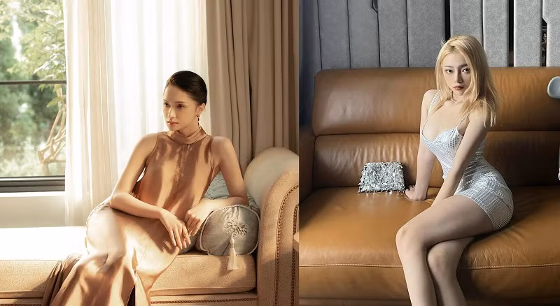 Dù thuộc hai thế hệ khác nhau nhưng cả hai đều sở hữu gương mặt xinh đẹp và vóc dáng gợi cảm.