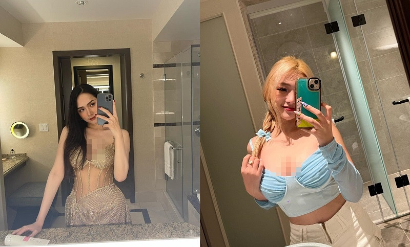 Mỹ nhân 9X gây mê với đôi chân dài miên man, trong khi hot girl 9X lại gây choáng với vòng 1 "khủng".