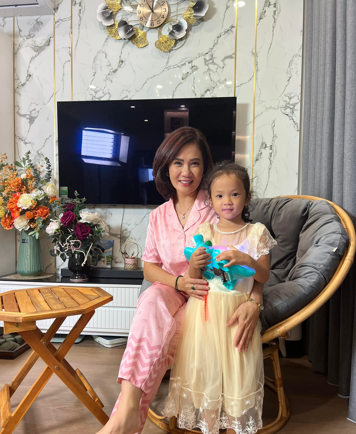 Cuộc sống hôn nhân hạnh phúc cũng là lý do khiến nữ diễn viên trẻ đẹp trong thấy.