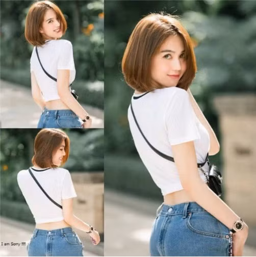 Ngọc Trinh từng gây sốt với kiểu quần jeans "trước sau như một" được cho là "độc - lạ" trong làng thời trang Vbiz.