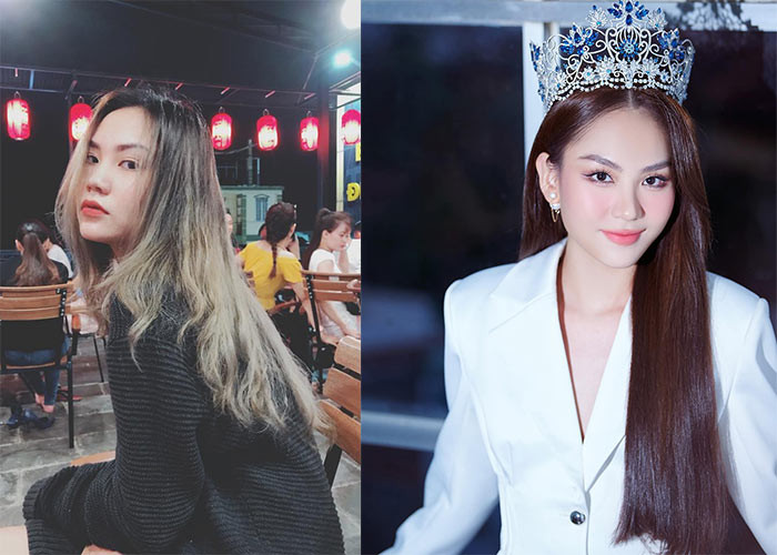 Khuôn mặt của Hoa hậu Thế giới Việt Nam 2022 Huỳnh Nguyễn Mai Phương hiện tại sắc nét và đẹp hơn so với lúc cô còn là học sinh. (Ảnh: FBNV)