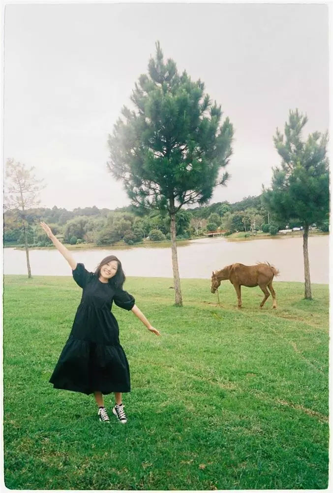 Thân hình của cô lúc đó cũng mập mạp hơn so với hiện tại.